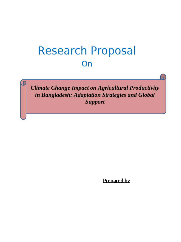 Climate Change & Agriculture in Bangladesh | PDF | Agriculture ...