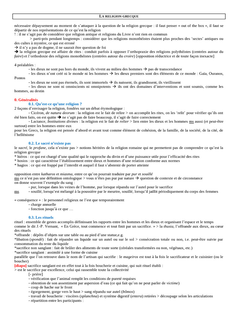 La religion grecque : rites et croyances | PDF | Delphes | Religion de ...