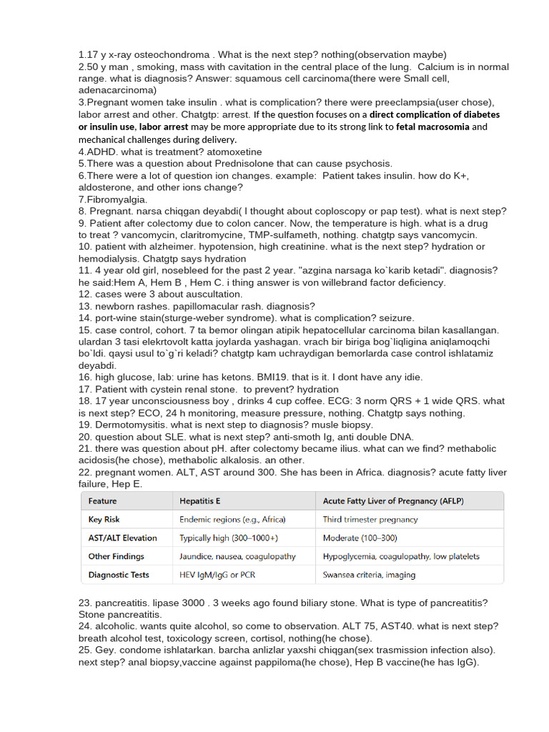 Cases | PDF | Diseases And Disorders | Clinical Medicine