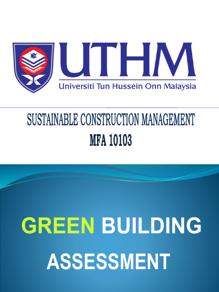 Green Building: Sustainable Construction Practices | PDF | Green ...