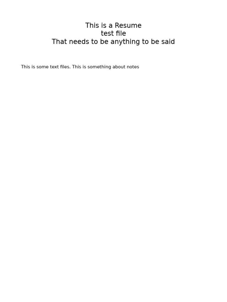 This Is Something Test 1 | PDF