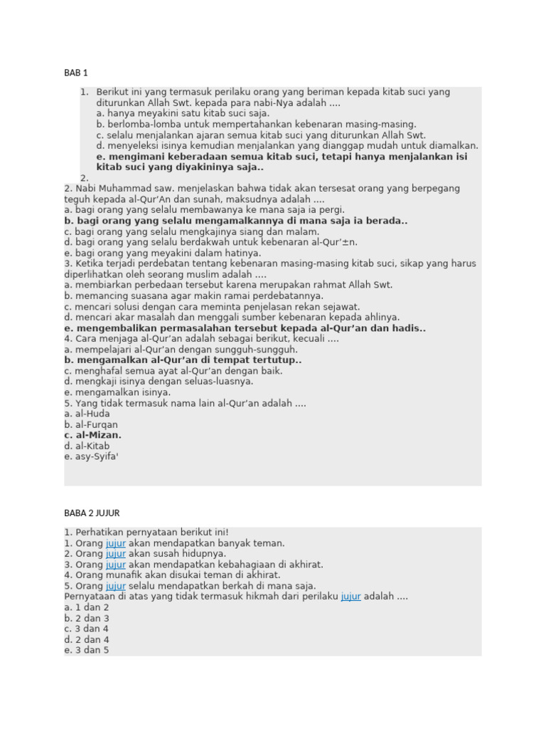 Bab 1 | PDF