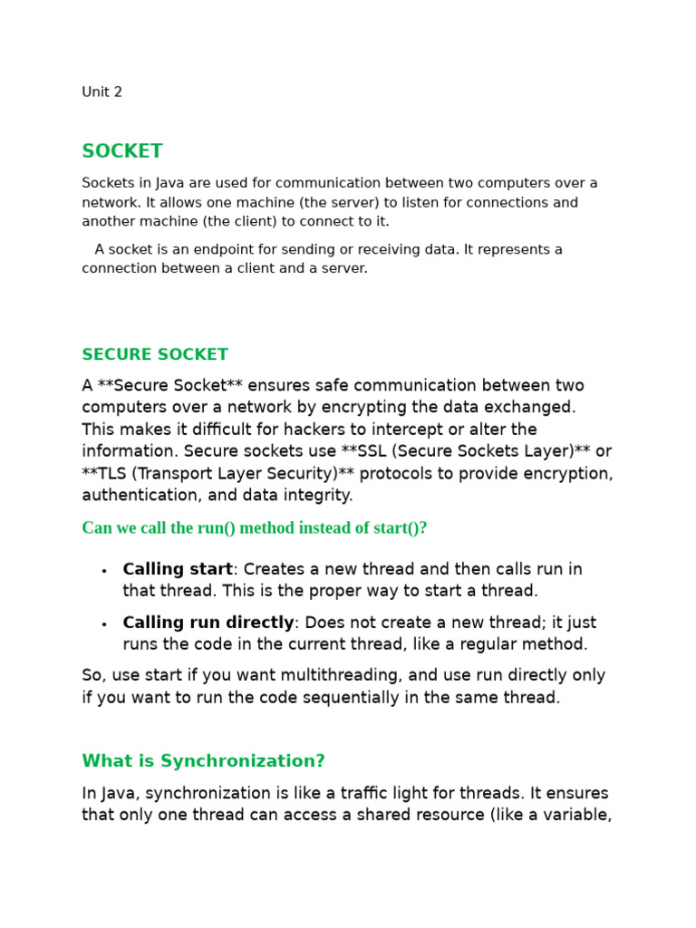 unit 2 | PDF | Transport Layer Security | Internet