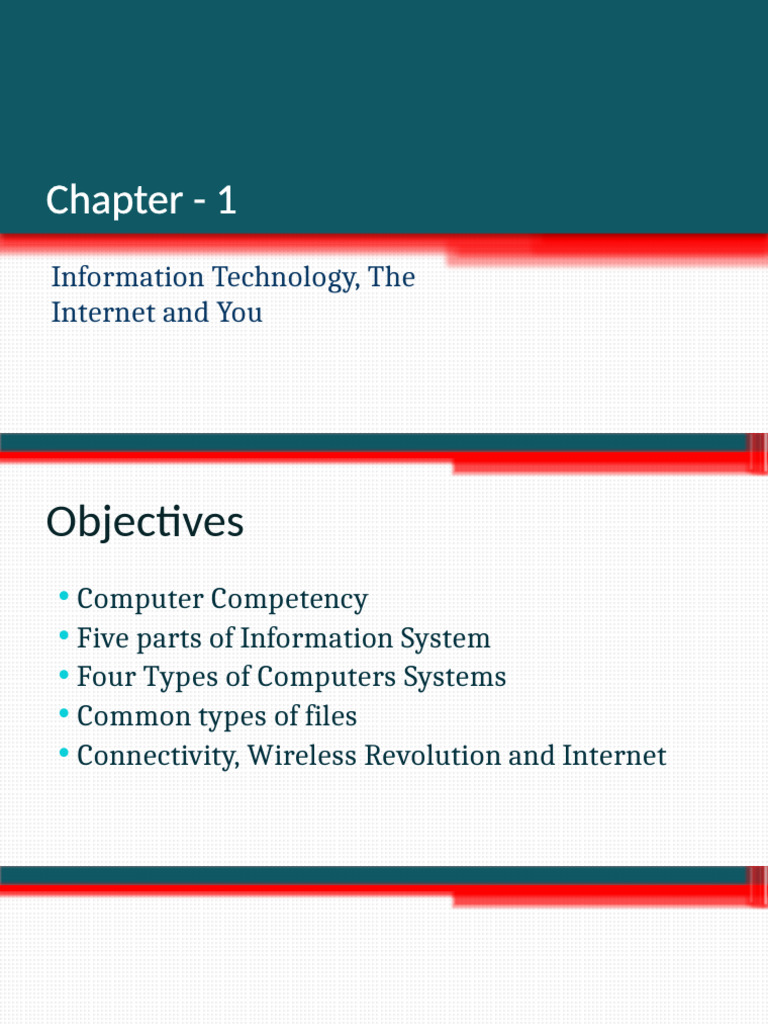 1-Information Technology, The Internet and You | PDF | Microcomputers ...