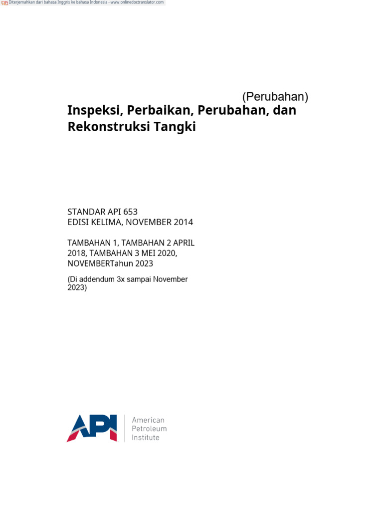 API 653 1-10.en - Id | PDF