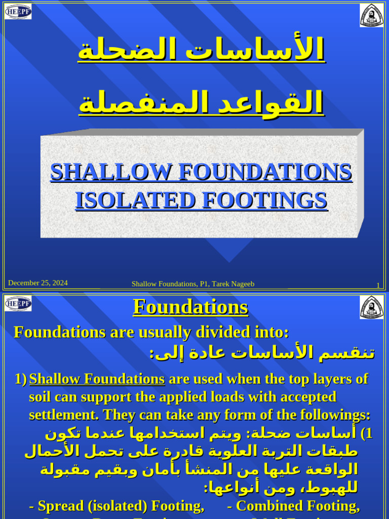 Foundations P1 | PDF