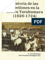 Historia de Las Rebeliones en La Sierra Tarahumara_1626_1724