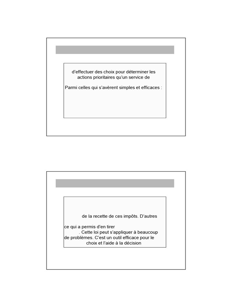 Outils de Prise de Décision Quantitative | Risque | Prise de décision