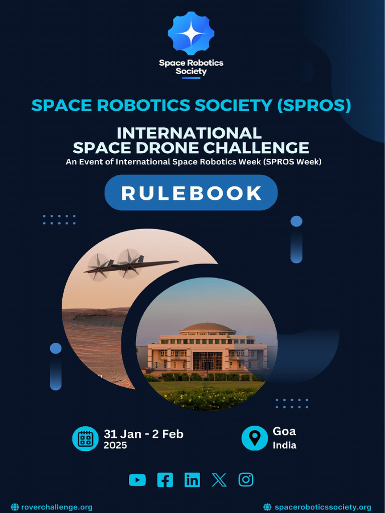 ISDC 2025 Rulebook Overview | PDF | Unmanned Aerial Vehicle | Rover ...