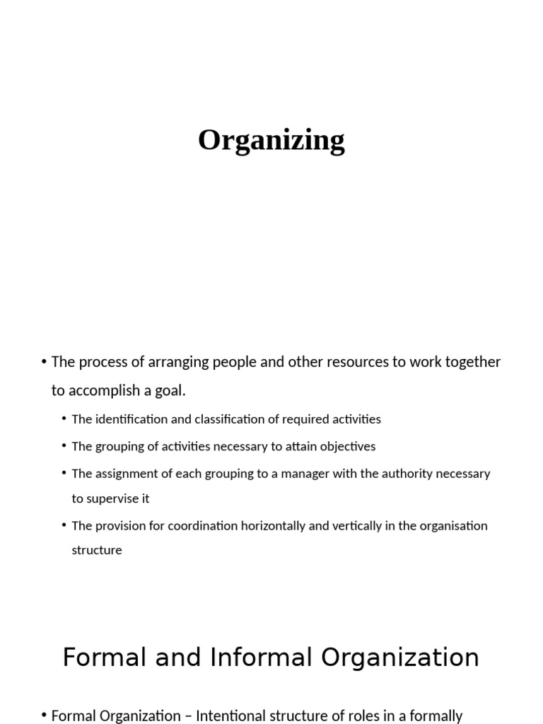 Understanding Organizational Structure and Authority | PDF | Power ...