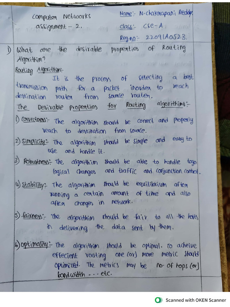 CN Assignment | PDF