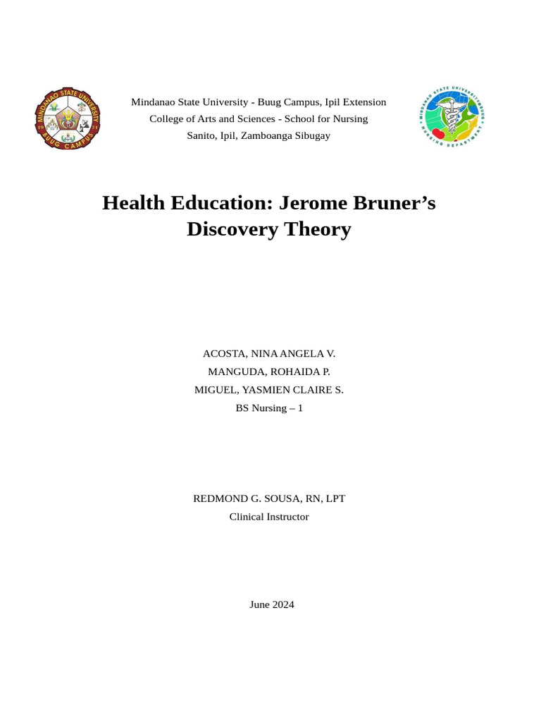Jerome Bruners Discover Theory | PDF | Learning | Learning Theory ...