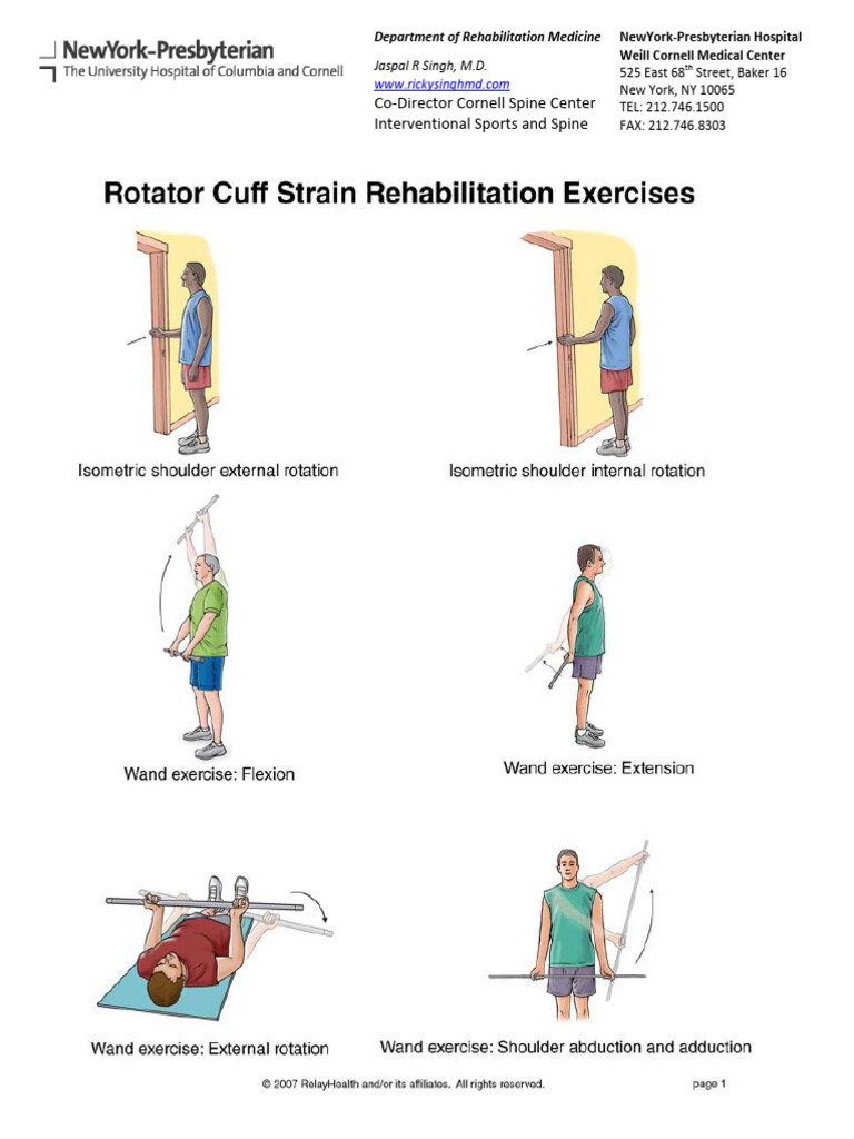 Rotator Cuff Tendinopathy | PDF | Anatomical Terms Of Motion | Elbow