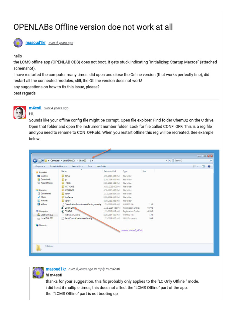 Troubleshooting OPENLABs Offline Issues | PDF | Computing Platforms ...