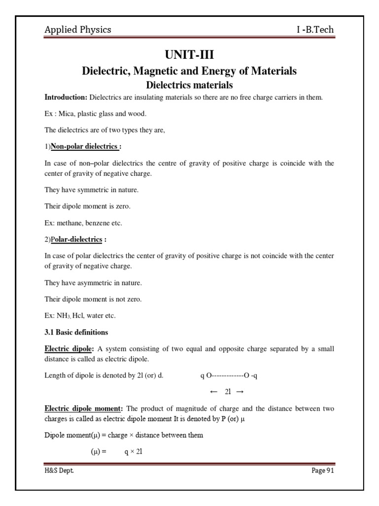 Dielectric and Magnetic Material Properties | PDF | Ferromagnetism ...