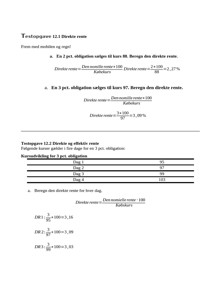 Kapitel 12 - Finansielle Sektor | PDF