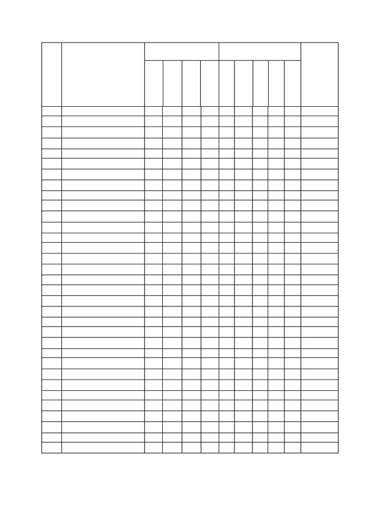 Feuille de notes à imprimer | PDF