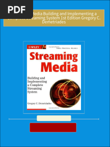 [Ebooks PDF] download Streaming Media Building and Implementing a Complete Streaming System 1st Edition Gregory C. Demetriades full chapters