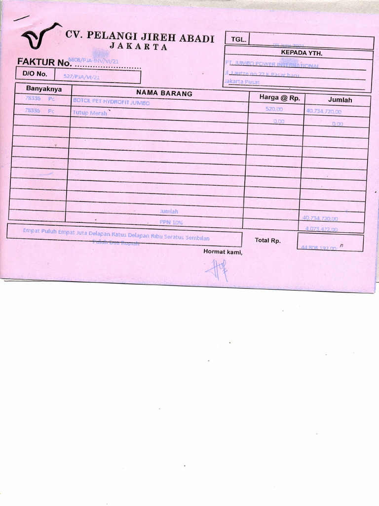 6808 - Jumbo (Inv) | PDF