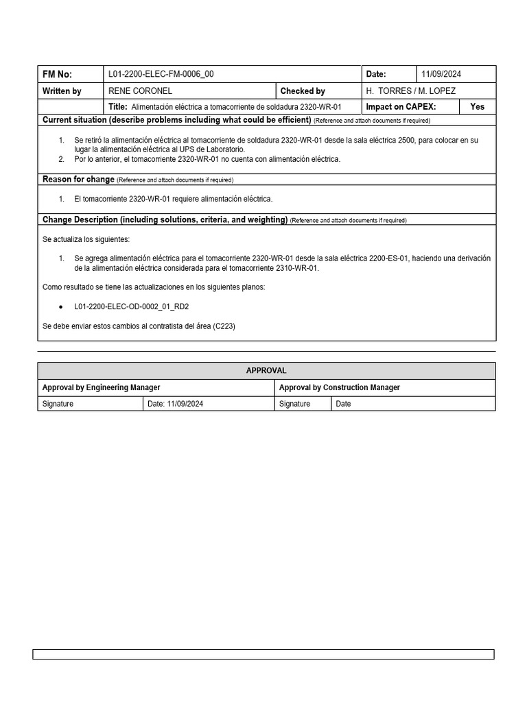 L01-2200-ELEC-FM-0006 | PDF