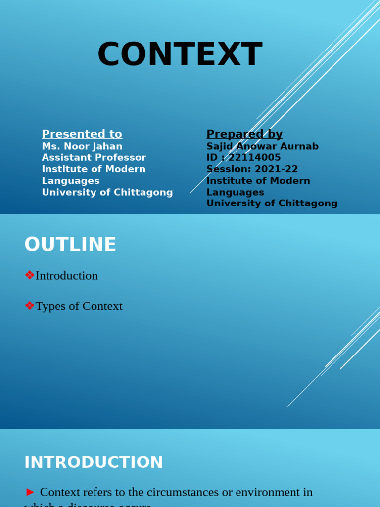 Context 1 | PDF