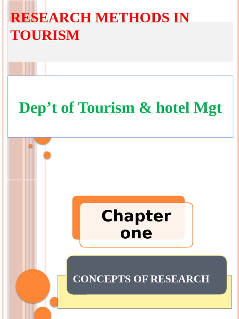 1 Research Methods in Tourism Orginal | PDF | Type I And Type Ii Errors ...