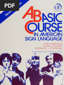 A Basic Course in American Sign - Humphries, Tom