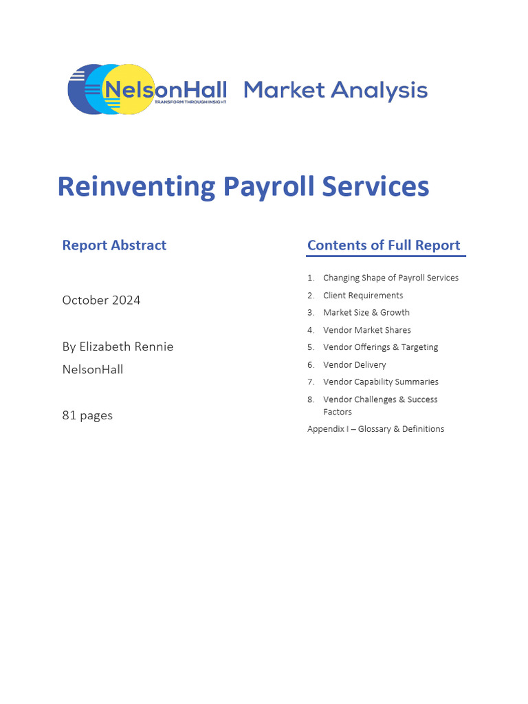 Payroll Services - MA Abstract - 2024 - 10 - 01 (Published) | PDF ...