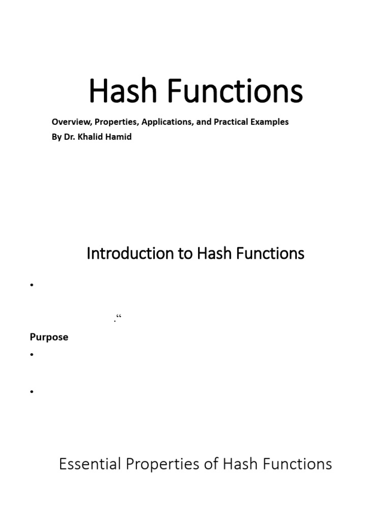 Understanding Hash Functions and SHA-1 | PDF | Cryptography | Secure ...