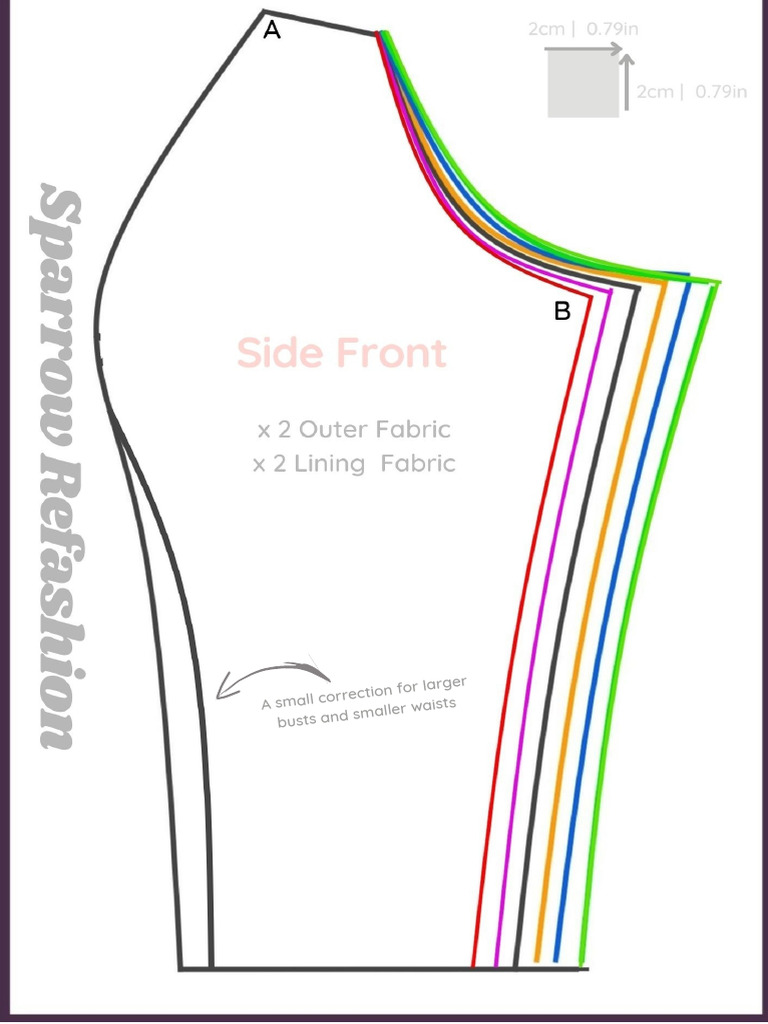 Sparrow Refashion Bustier Pattern Guide | PDF