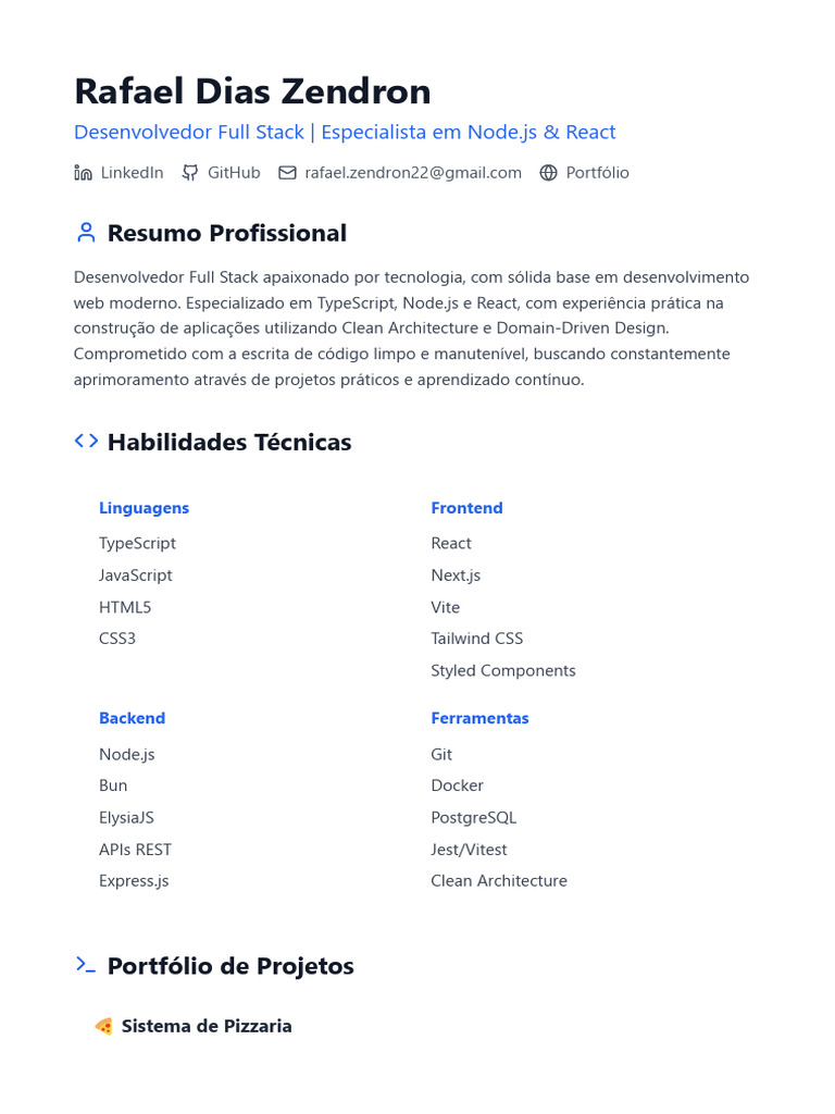 Desenvolvedor Full Stack: Node.js e React | PDF | Script Java ...