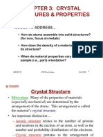 Crystal Structure and Properties