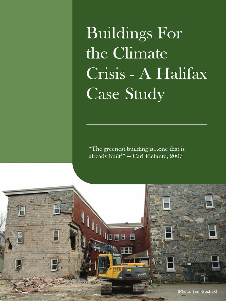 Buildings For The Climate Crisis | PDF | Greenhouse Gas | Life Cycle ...