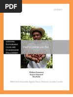 Download Peets Coffee and Tea Supply Chain Analysis by Melissa Summers SN80841964 doc pdf