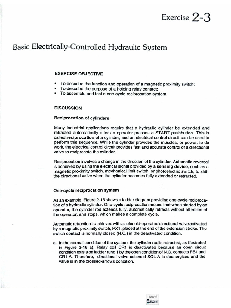 Electrical Control of Hydraulic Systems - 2 | PDF