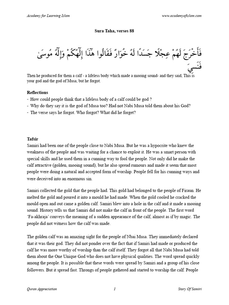 story-of-samiri-88-1-pdf-moses-in-islam-prophets-and-messengers