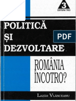 Lazar Vlasceanu - Politică și dezvoltare. România încotro?
