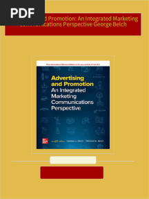 PDF Advertising and Promotion: An Integrated Marketing Communications Perspective George Belch download