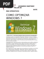Como Optimizar Windows 7