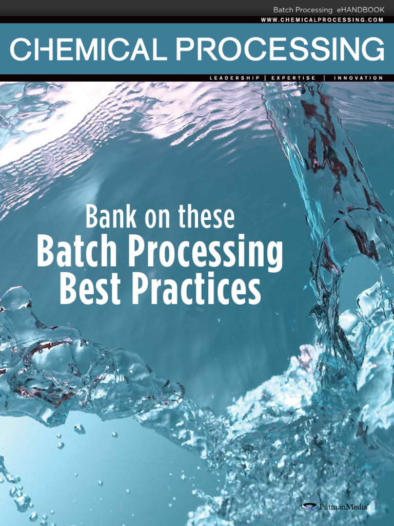 Batch Processing Best Practices Yokagawa 181009 | PDF | Chemical ...