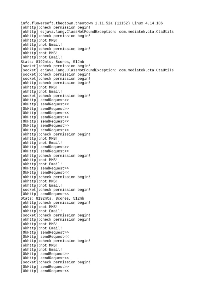 TheoTown Linux Debug Log Analysis | PDF