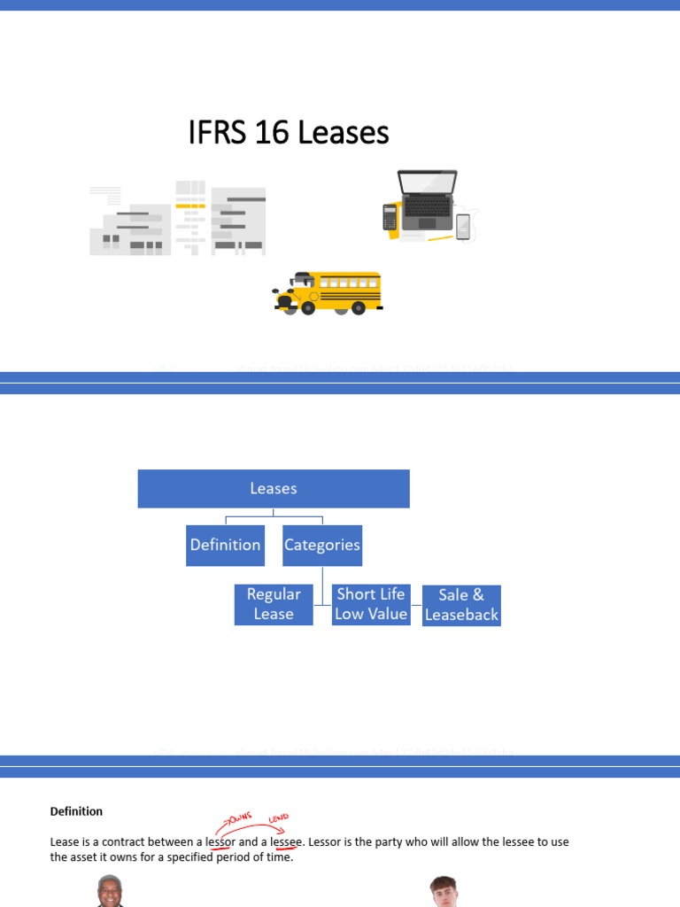 Understanding IFRS 16 Leases Accounting | PDF | Lease | Present Value