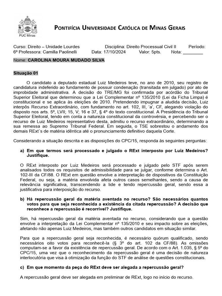 Recurso Extraordinário e Sucessão no STF | PDF | União estável ...