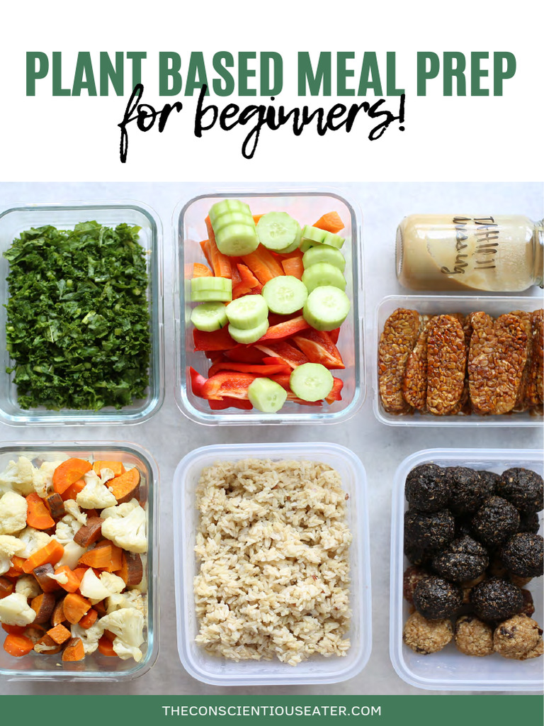 Plant Based Meal Prep Guide | PDF | Muffin | Cakes
