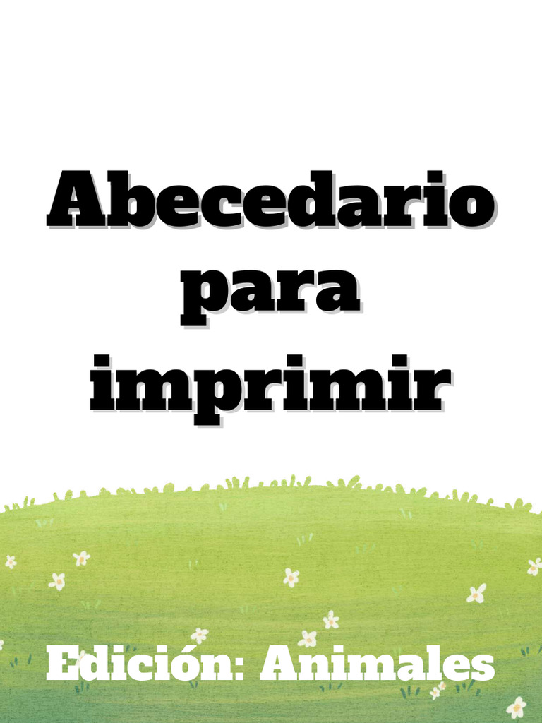 Abecedario de Animales para Imprimir | PDF
