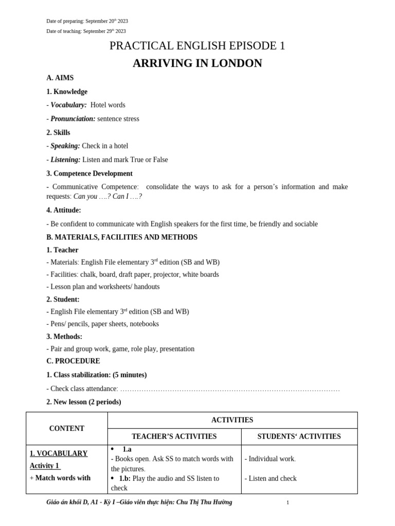 Week 1 practical english 1 2023 pdf human communication cognitive