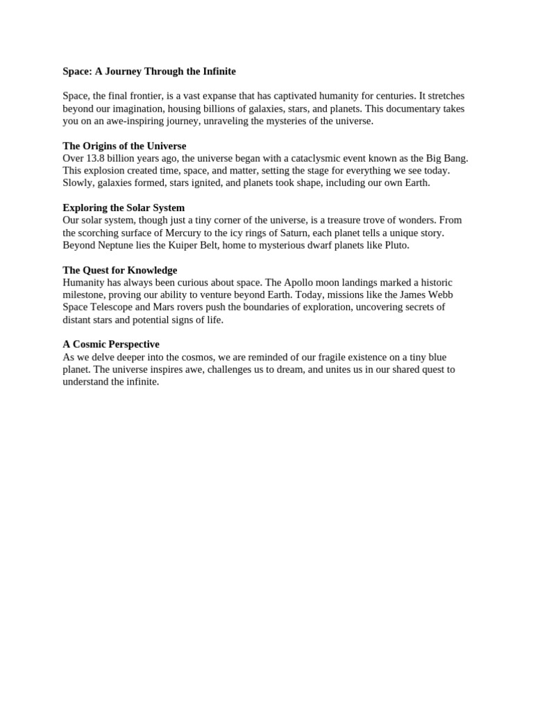 Space | PDF