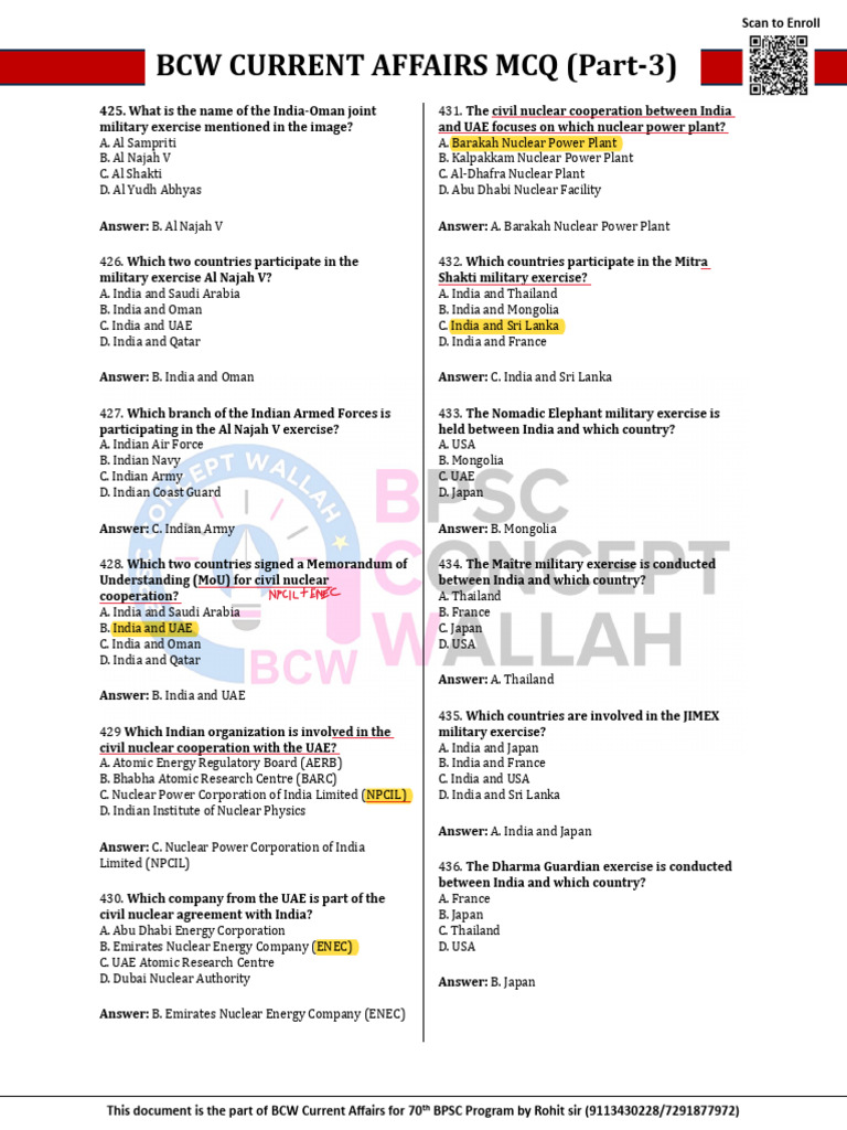 current_mcq_3 | PDF | United Arab Emirates | Nuclear Power
