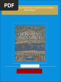Download Full A Social History of Ottoman Istanbul 1st Edition Ebru Boyar PDF All Chapters