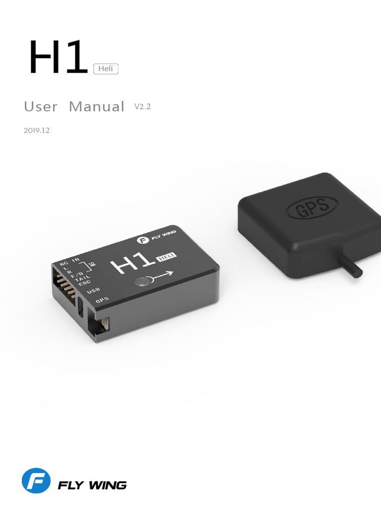 H1 Flight Controller User Manual | PDF | Compass | Magnetism